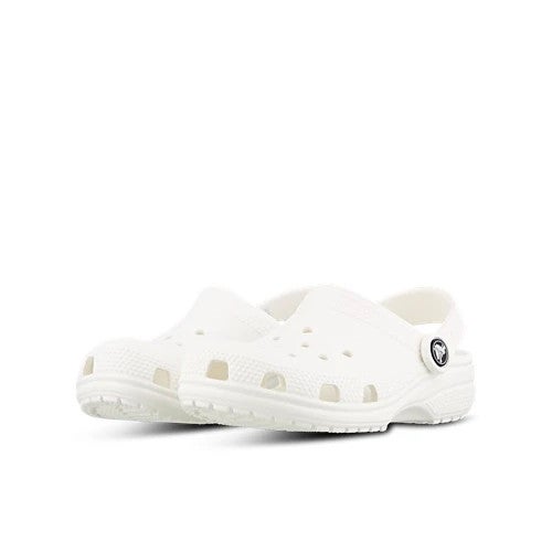 Crocs Classic 41276-77285 Clog Kids US 11 White Round Toe Slip On Sandals TLW208