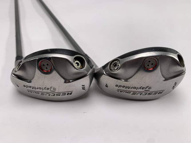 TaylorMade Rescue Dual 3 & 4 Hybrid Set 19* 22* 65g Regular Graphite Mens RH