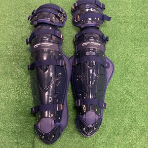 Navy Under Armour UALG21WPRO Catcher's Leg Guard (New)