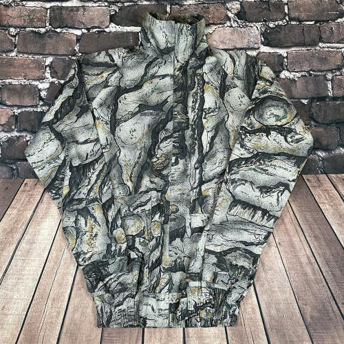 Vintage Minnesota Storm Rockaflage Camouflage Lightweight Jacket RARE Size Small