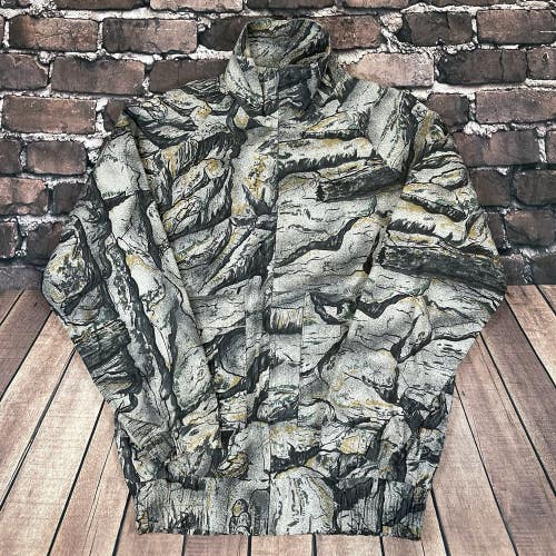 Vintage Minnesota Storm Rockaflage Camouflage Lightweight Jacket RARE Size Large