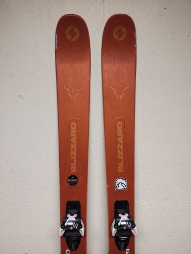 Men's 2022 Powder 180 cm Blizzard  Rustler 11 Skis With Bindings Max Din 13 (Used)