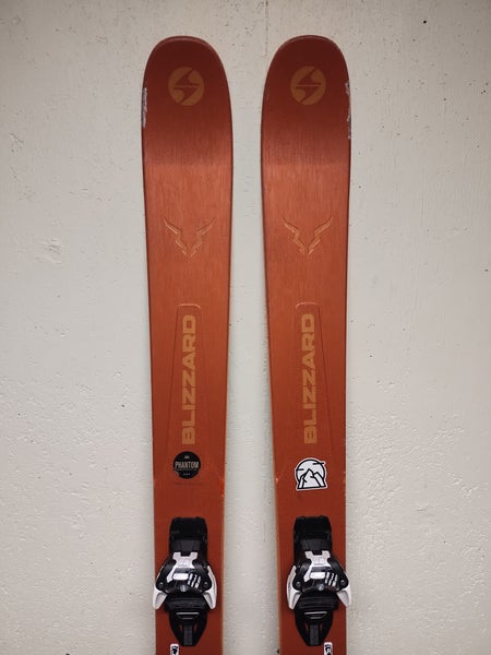 Men's 2022 Powder 180 cm Blizzard  Rustler 11 Skis With Bindings Max Din 13 (Used)