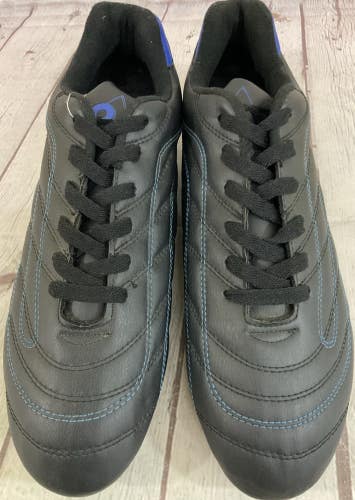 Riddell Striker II Mens Size Eleven Low Top Soccer Cleats Genuine Leather Black
