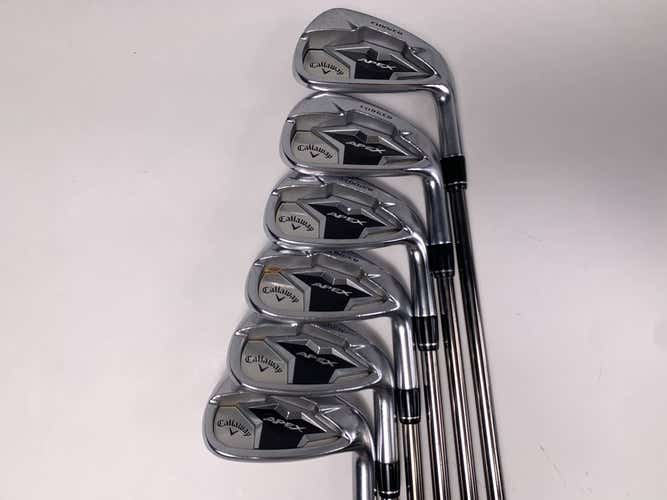 Callaway Apex 19 Iron Set 6-PW+GW UST Mamiya Recoil ESX 460 F2 Senior RH