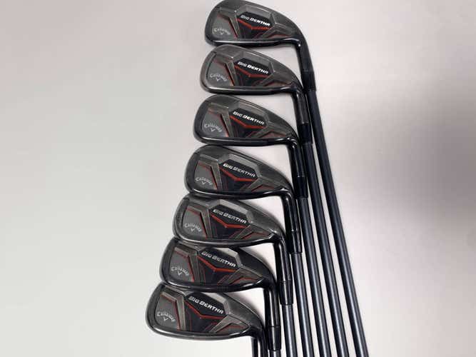 Callaway Big Bertha 2019 Iron Set 5-PW+AW Accra 50i Regular Graphite Mens RH