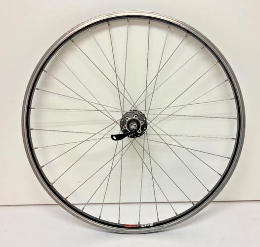 Sun Rims Rhyno Lite 32-Spoke Black Aluminum Disc Front Wheel Shimano M525 Hub