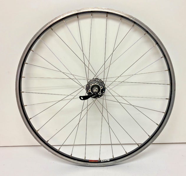 Sun Rims Rhyno Lite 32-Spoke Black Aluminum Disc Front Wheel Shimano M525 Hub