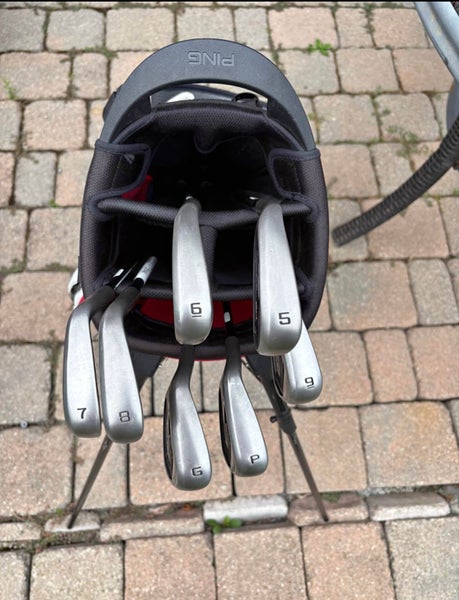 Cobra Darkspeed Irons (LH) – 5-G – KBS Tour Lite Stiff – Upgraded Grips