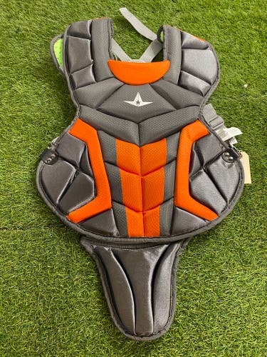 Gray All Star System 7 Axis Catcher's Chest Protector (New)