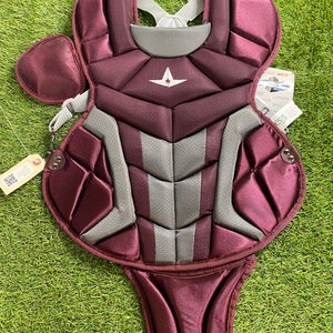 Maroon All Star System 7 Axis Catcher's Chest Protector (New)
