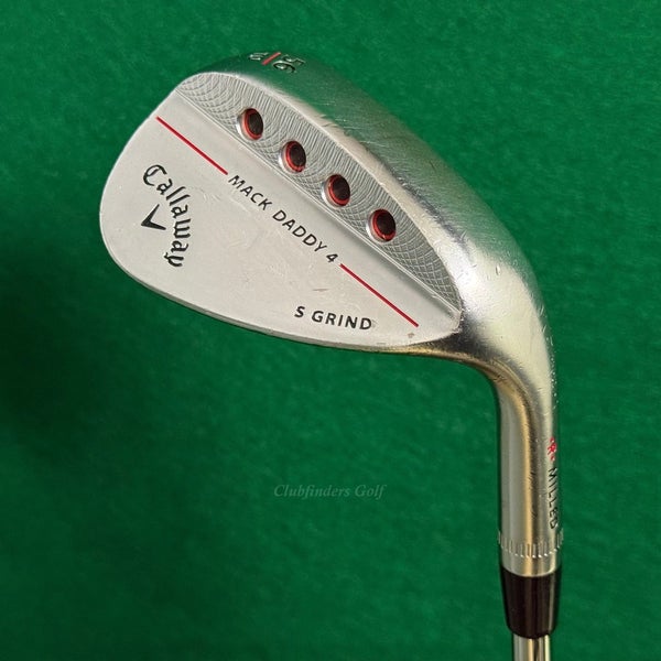 Callaway Mack Daddy 4 Chrome 56-10S 56 Sand Wedge DG 115 S200 TI Steel Stiff