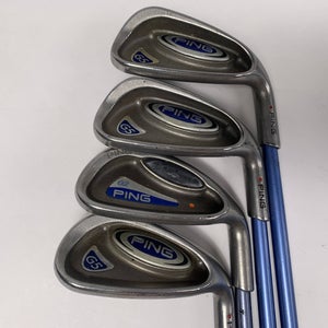 Ping G2 Iron Set 8-PW+SW Red Dot 1* Flat ULT 50 Ladies Graphite Womens RH