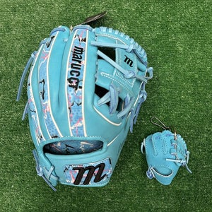 Marucci Nightshift Blue Lizard  11.5" Infield Baseball Glove w/ Mini Keychain