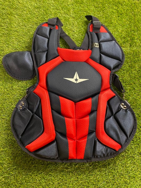 Black All Star System 7 Axis Catcher's Chest Protector (New)