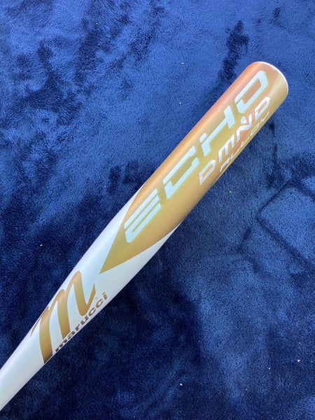 White 2023 Marucci Echo DMND Alloy Bat (-12) Alloy 18 oz 30" (Used)