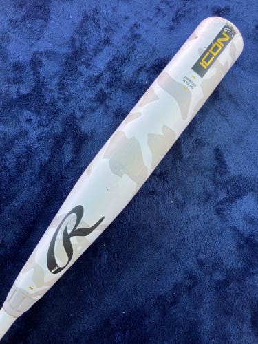 2025 Rawlings Icon Composite Bat USSSA Certified (-8) Composite 23 oz 31" (Used)