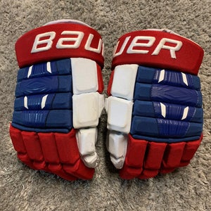Bauer Pro Series 14" Pro Stock Hockey Gloves - Montreal Canadiens - Madison Bowey