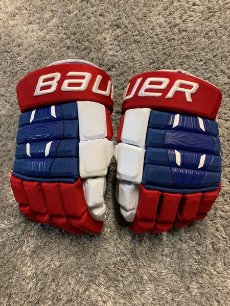 Bauer Pro Series 14" Pro Stock Hockey Gloves - Montreal Canadiens - Madison Bowey
