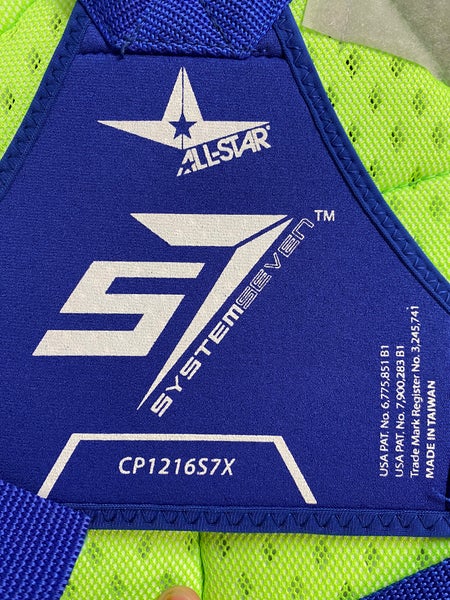 Ensemble Complet De Protection All Star System 7 Pour Attrapeur - Jeunesse 10-12 Ans - Bleu