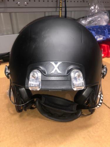 USED XENITH X2E+ ADULT FOOTBALL HELMET - LARGE - FLAT BLACK