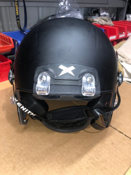 USED XENITH X2E+ ADULT FOOTBALL HELMET - LARGE - FLAT BLACK