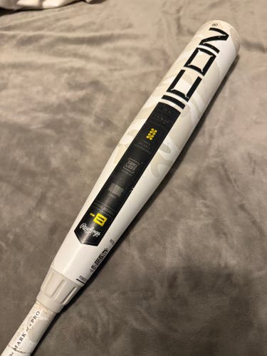 2025 Rawlings Icon Composite USSSA Certified Bat (-8) 22 oz 30" (Used)