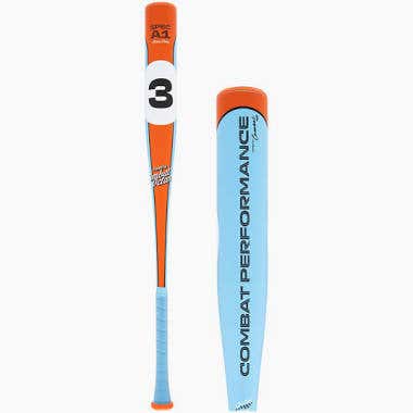 NEW 2025 Combat MFG Spec A1 Alloy BBCOR Certified Bat 33" (-3) 30 oz