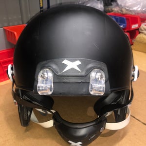 USED XENITH X2E+ ADULT FOOTBALL HELMET - LARGE - FLAT BLACK