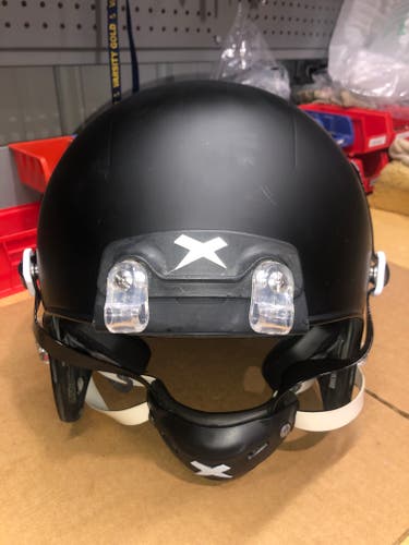 USED XENITH X2E+ ADULT FOOTBALL HELMET - LARGE - FLAT BLACK
