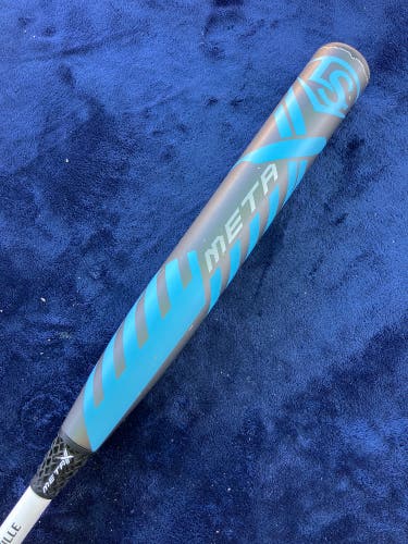 Gray 2022 Louisville Slugger Meta Composite Bat (-10) Composite 22 oz 32" (Used)