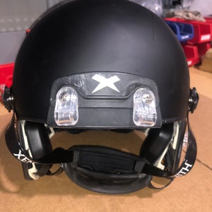USED XENITH X2E+ ADULT FOOTBALL HELMET - LARGE - FLAT BLACK