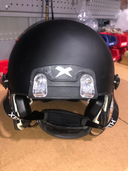 USED XENITH X2E+ ADULT FOOTBALL HELMET - LARGE - FLAT BLACK
