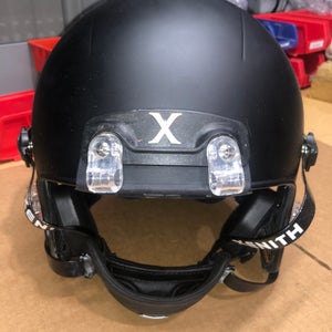 USED XENITH X2E+ ADULT FOOTBALL HELMET - LARGE - FLAT BLACK