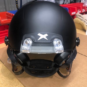 USED XENITH X2E+ ADULT FOOTBALL HELMET - LARGE - FLAT BLACK