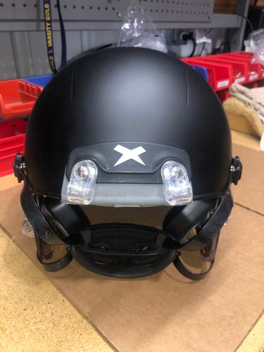 USED XENITH X2E+ ADULT FOOTBALL HELMET - LARGE - FLAT BLACK