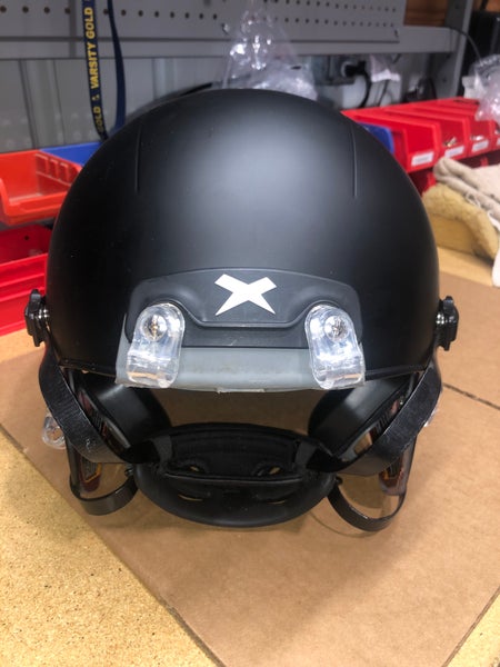 USED XENITH X2E+ ADULT FOOTBALL HELMET - LARGE - FLAT BLACK