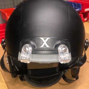 USED XENITH X2E+ ADULT FOOTBALL HELMET - LARGE - FLAT BLACK