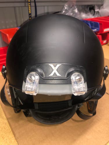 USED XENITH X2E+ ADULT FOOTBALL HELMET - LARGE - FLAT BLACK