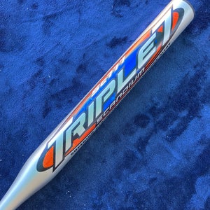 2007 Gray Easton Triple 7 Fastpitch Bat (-11.5) Alloy 22.5 oz 34" (Used)