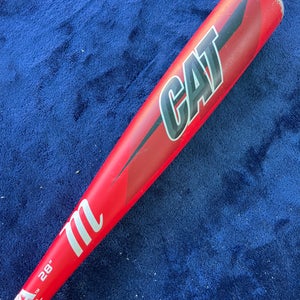 2019 Marucci CAT Alloy Bat USABat Certified (-10) Alloy 18 oz 28" (Used)