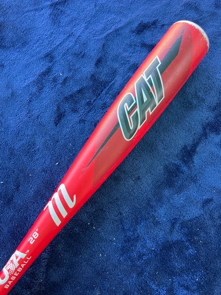 2019 Marucci CAT Alloy Bat USABat Certified (-10) Alloy 18 oz 28" (Used)