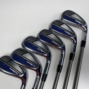 Callaway Paradym Iron Set 6-PW+GW AeroTech SteelFiber i95 Stiff Graphite Mens RH