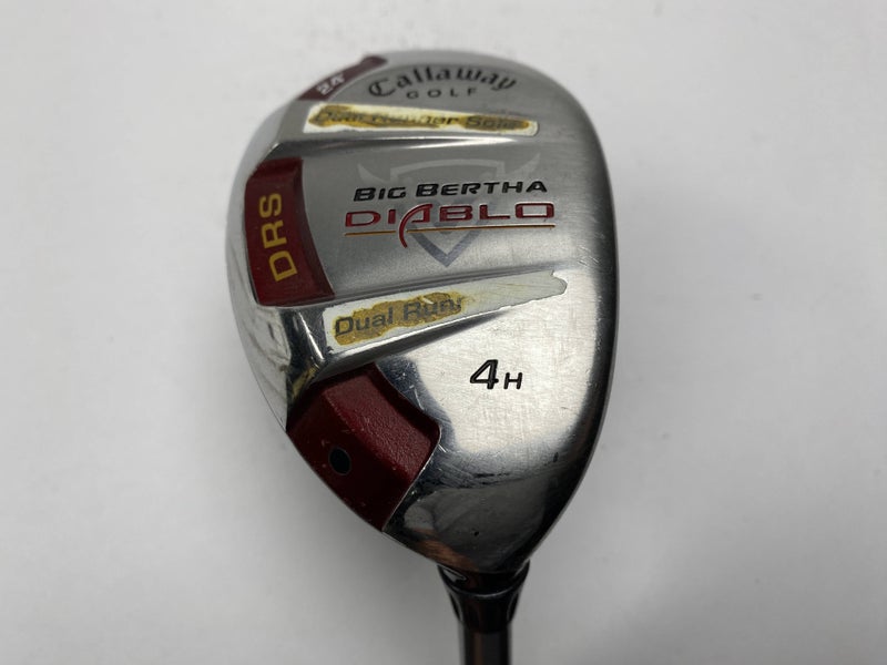 Callaway Big Bertha Diablo 4 Hybrid 24* Fujikura Fit On M Ladies Graphite RH