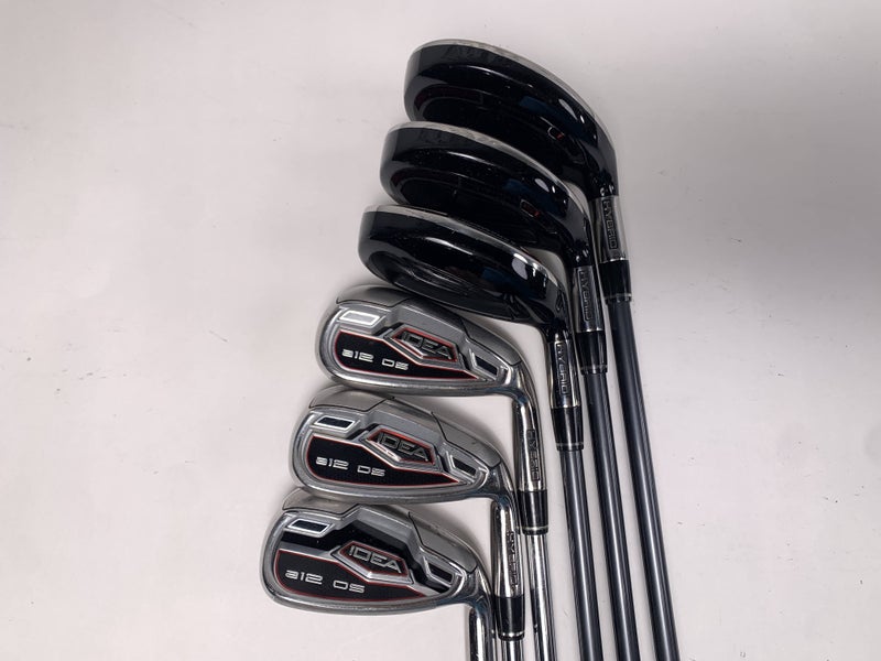 Adams Idea A12 OS Hybrid Iron Set 4-9 True Temper Performance 85g Mens RH