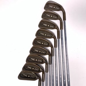 Ping Eye 2 Beryllium Copper Iron Set 3-PW+SW White Dot 3* Up Karsten Mens RH