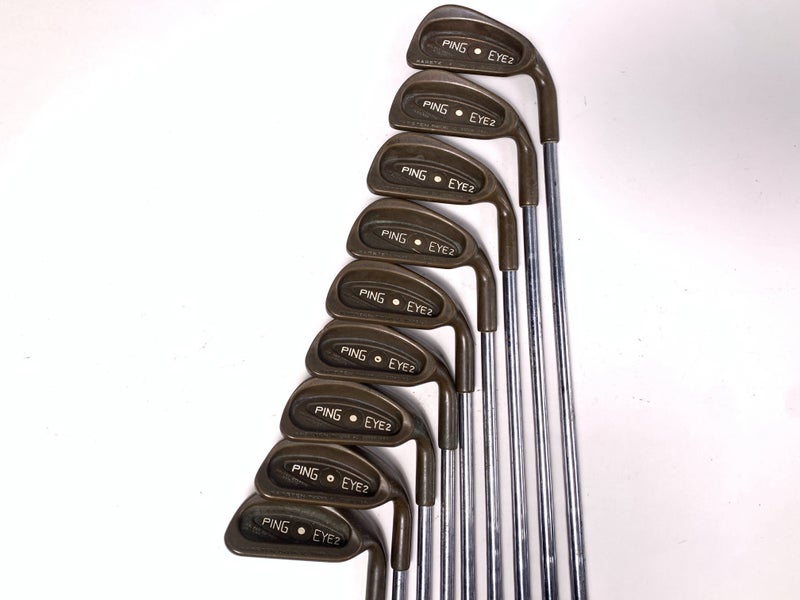 Ping Eye 2 Beryllium Copper Iron Set 3-PW+SW White Dot 3* Up Karsten Mens RH