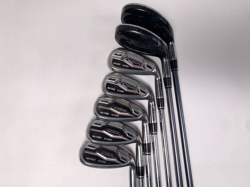 Adams Idea A12 OS Hybrid Iron Set 4H 6H 7-PW+GW Idea Regular Mens RH