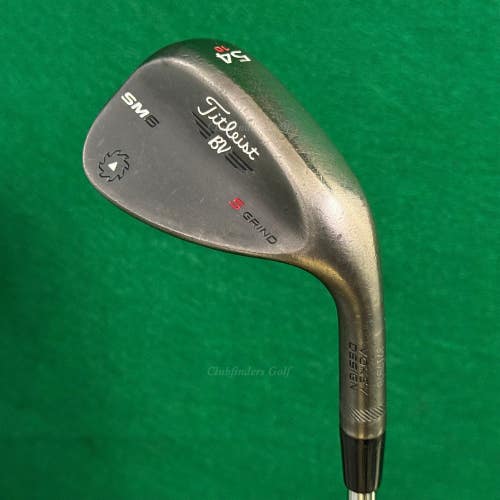 Titleist Vokey SM6 Black Raw 54-10S 54 Sand Wedge Stepped Steel Wedge Flex