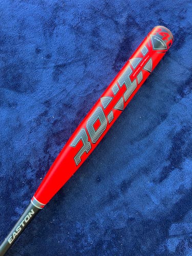 Red 2022 Easton Ronin Alloy Bat Alloy 27 oz 34" (Used)